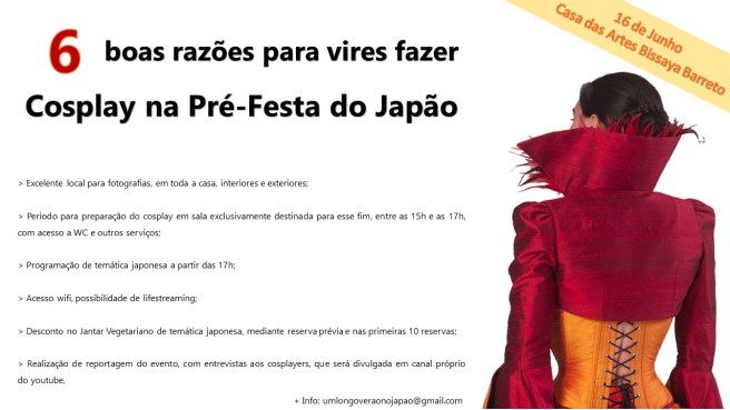 6 boas razoes para vires fazer cosplay